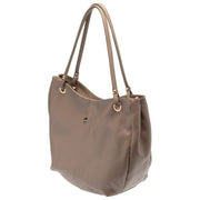 Borsa tote morbida curva Elie Beaumont - Visone Beige