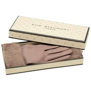 Guanti Elie Beaumont Dia Cuff - Visone Beige