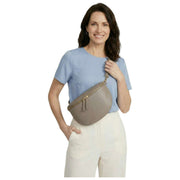 Borsa a tracolla grande Elie Beaumont - Beige visone