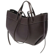 Borsa tote origami Elie Beaumont - Marrone cioccolato fondente