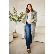 Kimono lungo Serendipity Elie Beaumont - Barocco azzurro