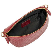 Borsa a tracolla in tessuto Elie Beaumont - Rosso sangue di bue
