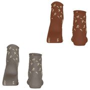 Esprit Twig Short 2 Pack Socks - Brown