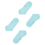 Esprit Uni 2 Pack Sneaker Socks - Barely Blue