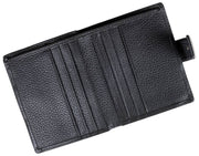 Portafoglio porta carte bifold Dents Aire - nero