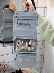 Borsa da toilette piccola da appendere Stackers - Blu scuro