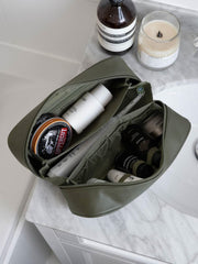 Borsa da toilette espandibile Stackers - Verde oliva