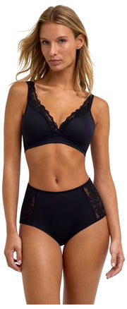 Reggiseno Falke Delicate Touch ad apice alto - nero