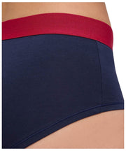 Slip a vita bassa Falke Daily Comfort Print, confezione da 2 - nero/rosso