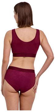 Bralette bustino in confezione da 2 Falke Daily Comfort - rosso