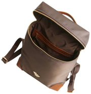 Zaino leggero Alice Wheeler London Shoreditch Primrose - Marrone cioccolato