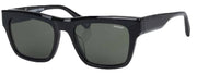 Occhiali da sole quadrati bio -acetato superdry - nero