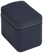 Mini scatola per orologi da viaggio con cerniera Stackers - blu navy