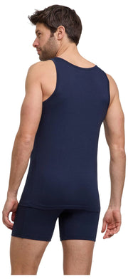 Canotta Falke Daily Comfort, confezione da 2, colore blu notte