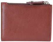 Portacarte Vivienne Westwood con patta sottile in morbida pelle - Marrone Castagna