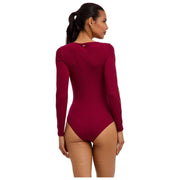 Body Falke Daily Bateau - Rosso Chianti
