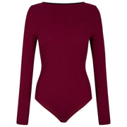 Body Falke Daily Bateau - Rosso Chianti