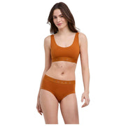 Bralette a bustino in confezione da 2 Falke Daily Comfort - rosa/arancione