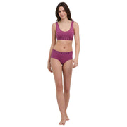 Bralette a bustino in confezione da 2 Falke Daily Comfort - rosa/arancione