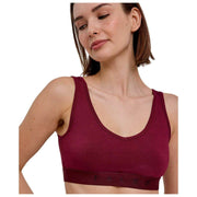 Bralette bustino in confezione da 2 Falke Daily Comfort - rosso