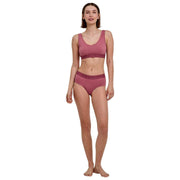 Slip a vita bassa Falke Daily Comfort, confezione da 2 - rosso