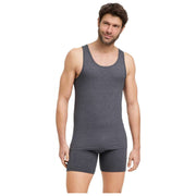 Canotta Falke Daily Comfort, confezione da 2, grigio erica