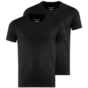 Falke Daily Comfort Crew Neck 2 Pack T-Shirt - Black