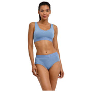 Falke Daily Comfort Print Confezione da 2 bralette bustier - Beige/Blu