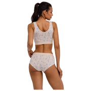 Falke Daily Comfort Print Confezione da 2 bralette bustier - Beige/Blu