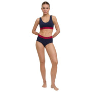 Confezione da 2 bralette bustier Falke Daily Comfort Print - Nero/Rosso