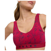 Confezione da 2 bralette bustier Falke Daily Comfort Print - Nero/Rosso