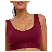 Bralette bustino in confezione da 2 con stampa Falke Daily Comfort - rossa