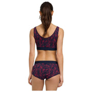 Confezione da 2 bralette bustier Falke Daily Comfort Print - Rosso/Nero