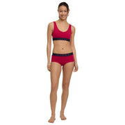 Confezione da 2 bralette bustier Falke Daily Comfort Print - Rosso/Nero