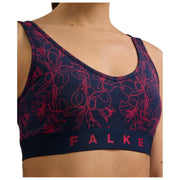 Confezione da 2 bralette bustier Falke Daily Comfort Print - Rosso/Nero
