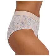 Slip a vita bassa Falke Daily Comfort Print, confezione da 2 - Beige/Blu