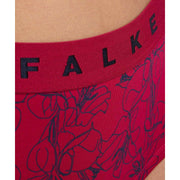 Slip a vita bassa Falke Daily Comfort Print, confezione da 2 - nero/rosso