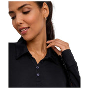 Body con slip Falke Daily Polo - nero