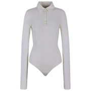 Body Falke Daily Polo - Bianco perla