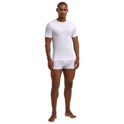 T-shirt girocollo senza cuciture Falke Daily - bianca