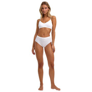 Slip a vita media senza cuciture Falke Daily - bianco