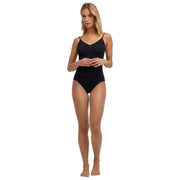 Top spaghetti senza cuciture Falke Daily - nero