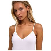 Top spaghetti senza cuciture Falke Daily - bianco