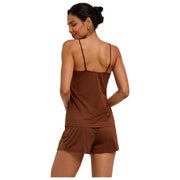 Top chemise Falke Delicate Touch - Marrone cervo