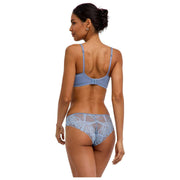 Reggiseno Falke Delicate Touch High Apex - Acciaio blu