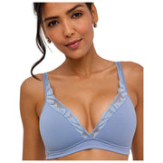 Reggiseno Falke Delicate Touch High Apex - Acciaio blu