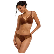 Reggiseno Falke Delicate Touch con apice alto - marrone cervo