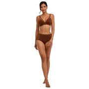 Slip a vita media Falke Delicate Touch - Marrone cervo