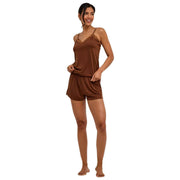 Pantaloncini Falke Delicate Touch - Marrone Cervo