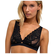 Bralette a triangolo Falke Delicate Touch - Nera